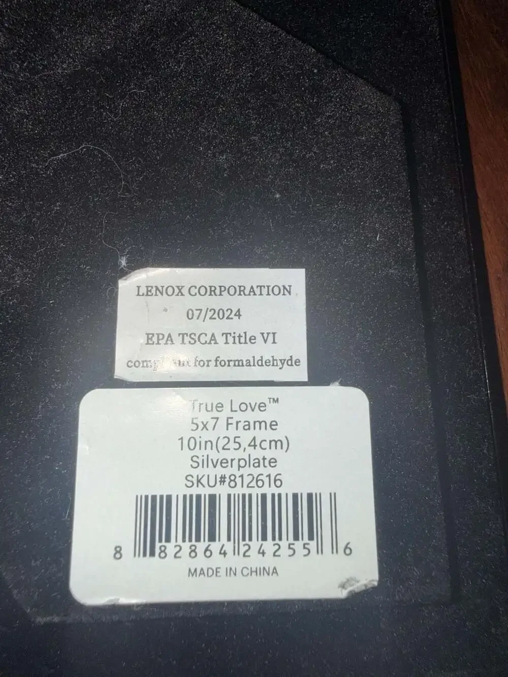 Lenox True Love Silver-Plated 5x7 Picture Frame
